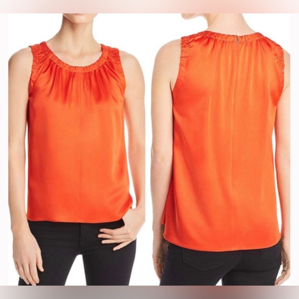Hugo Boss Women’s Ivanica Shirred Sleeveless Blouse